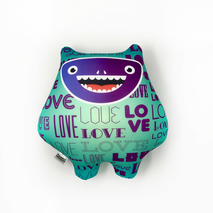 Monstruo Grande LOVE TURQUESA