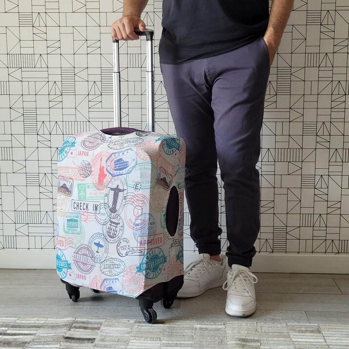 FUNDA PARA VALIJA DE MANO O CARRY ON - SELLOS