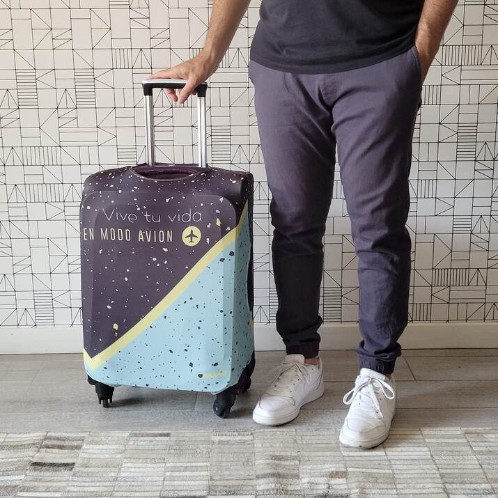 FUNDA PARA VALIJA DE MANO O CARRY ON - MODO AVION